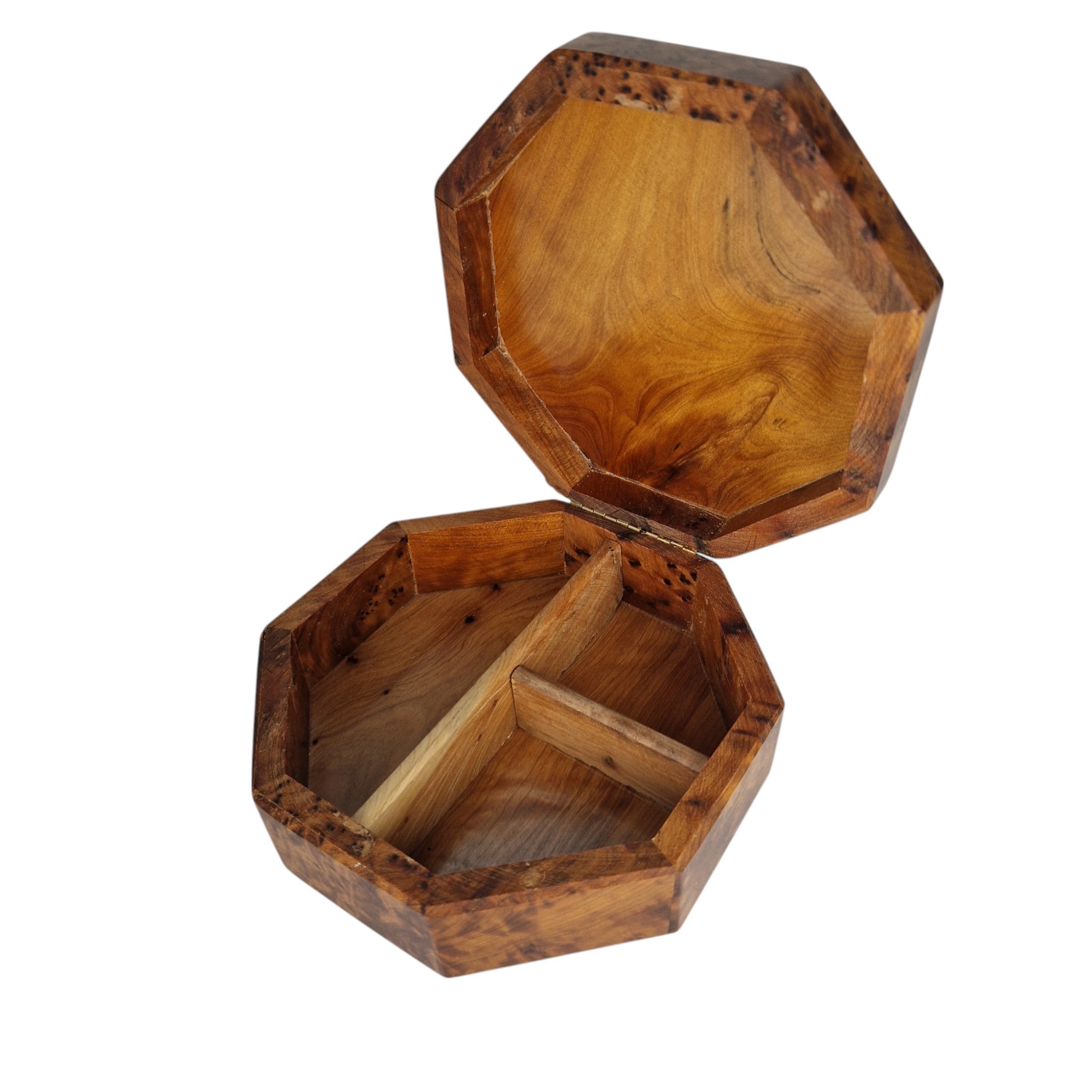 Handcrafted Thuya Wood Jewelry Box