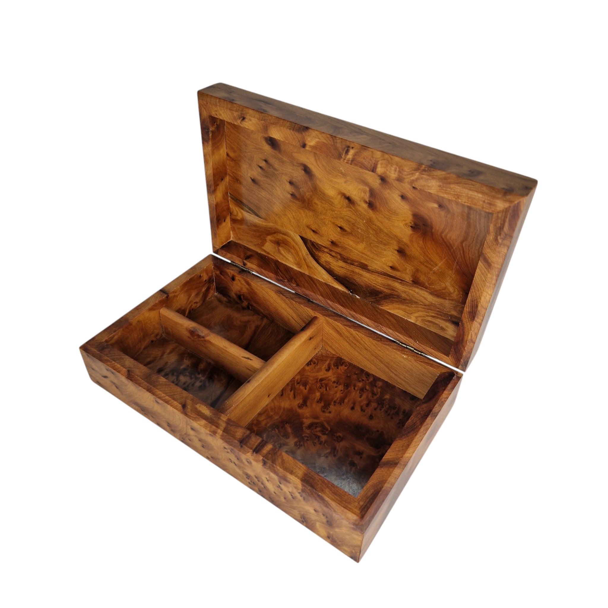 Handcrafted Thuya Wood Jewelry Box