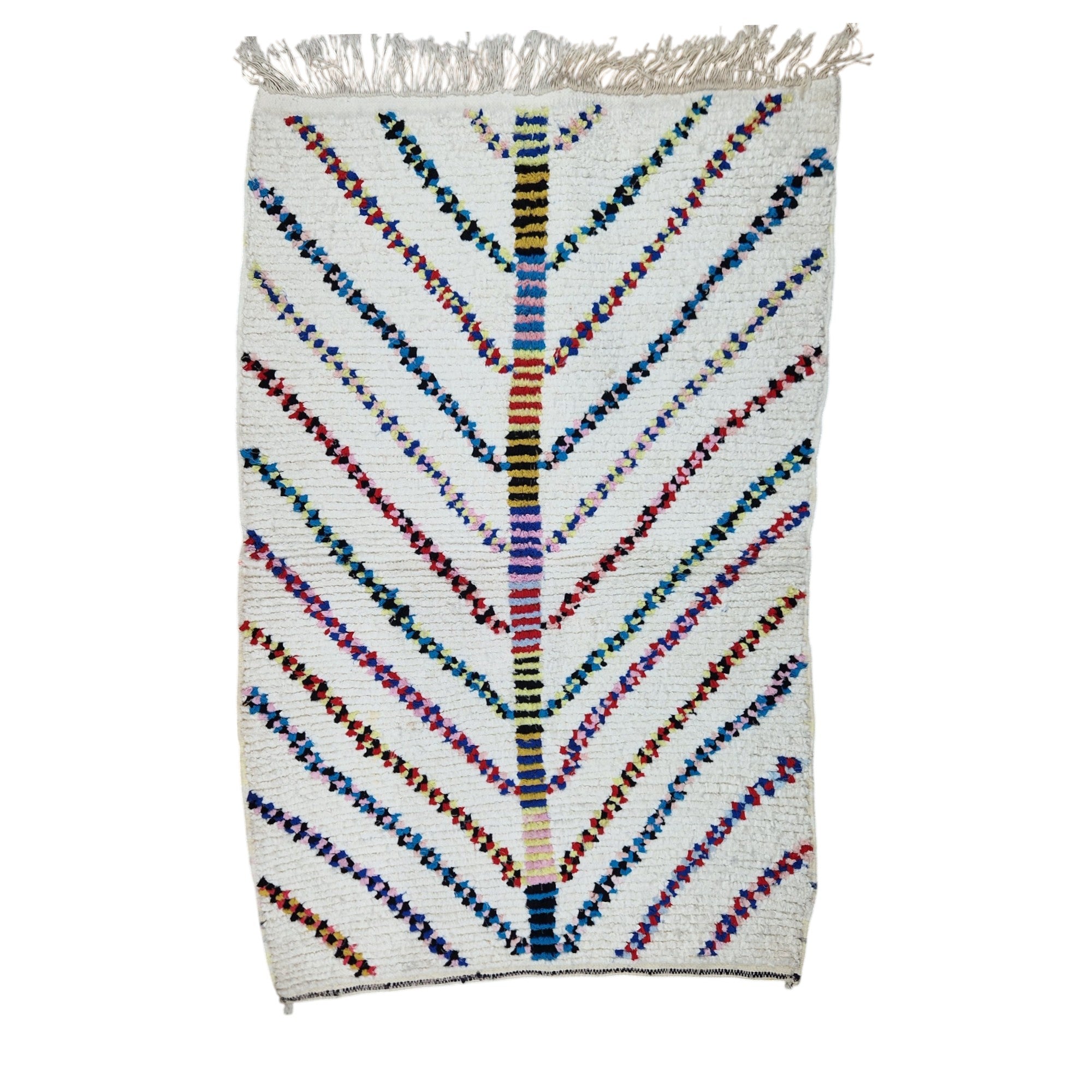 Moroccan Rug Boucharouit – Cotton 3’x 5’