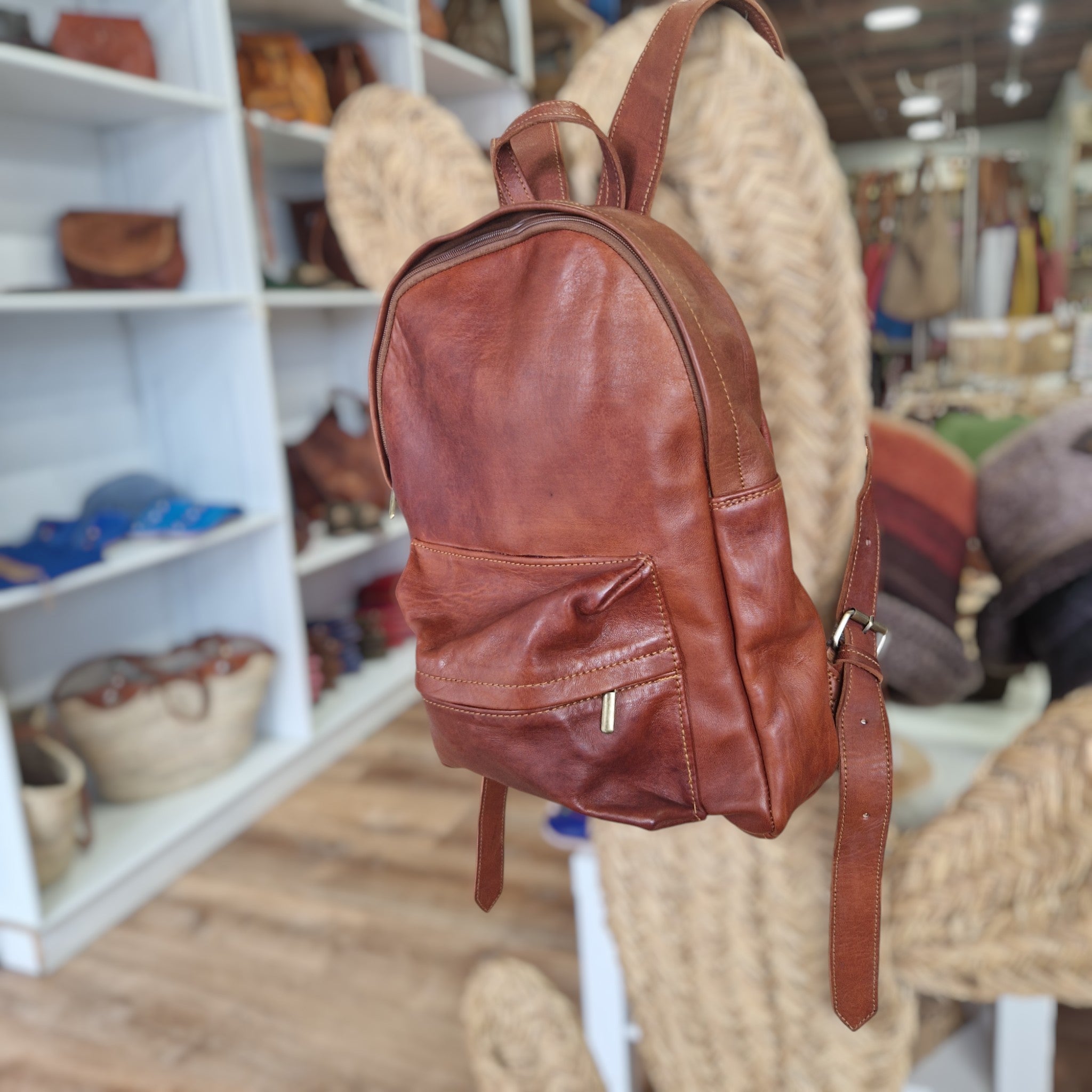 LEATHER BACKPACKS