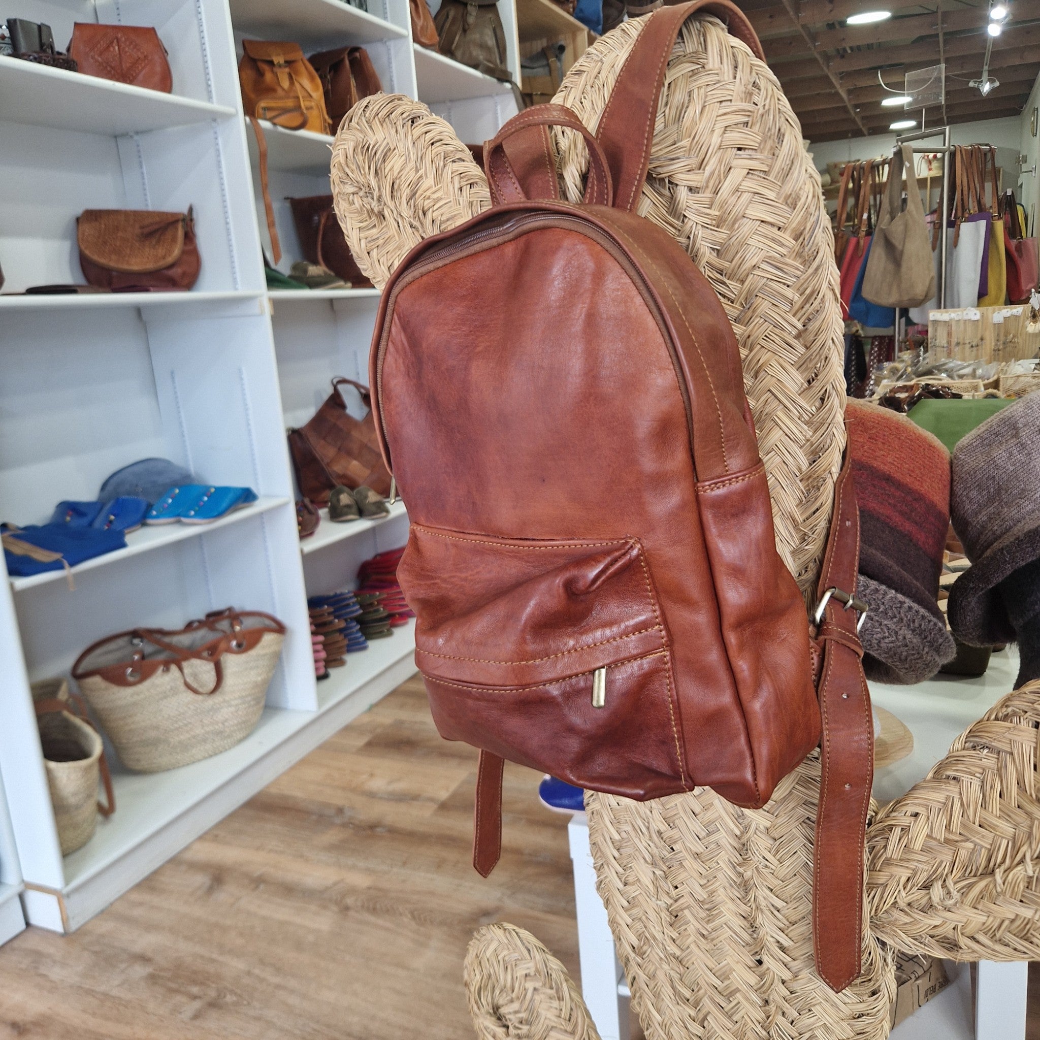 LEATHER BACKPACKS