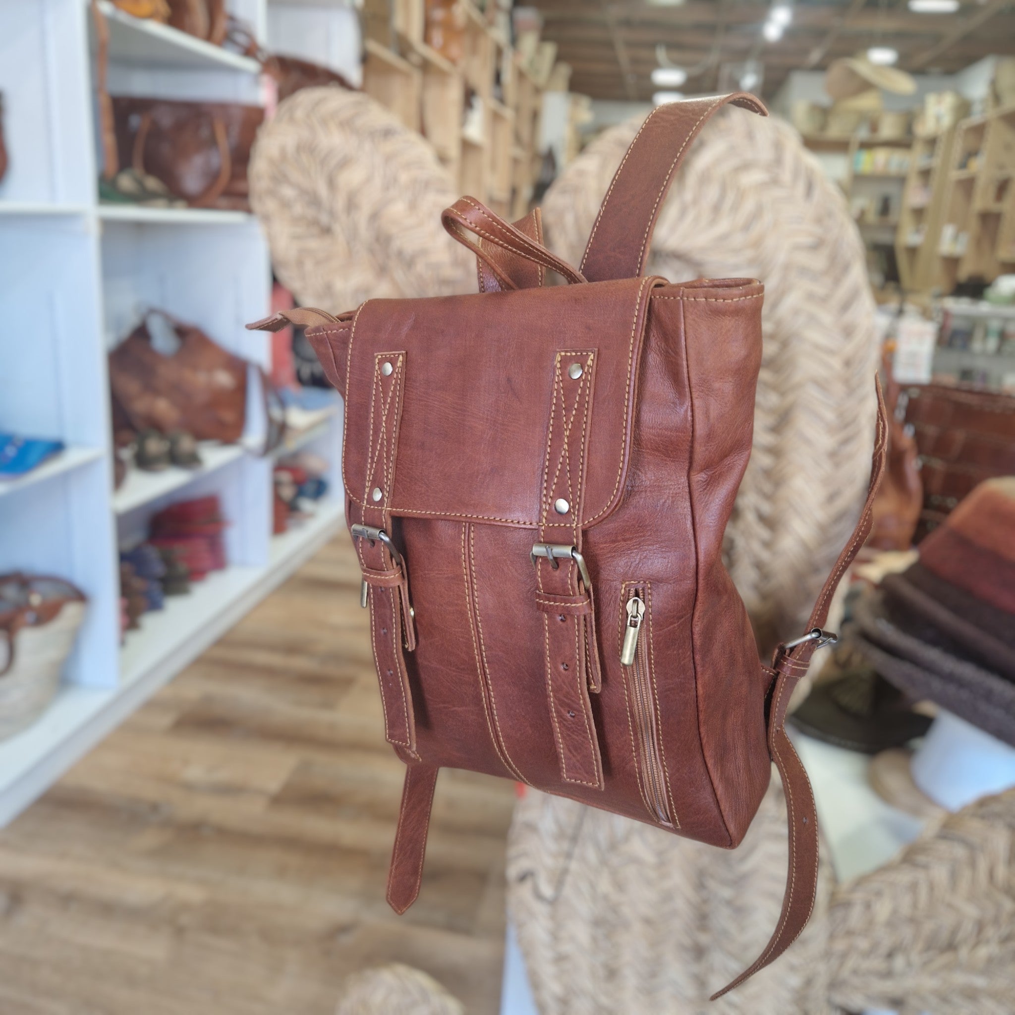 LEATHER BACKPACKS