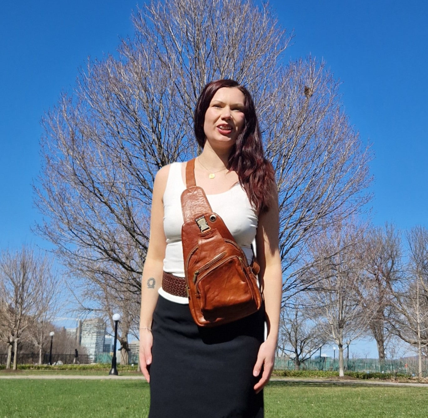 Leather Sling Bags