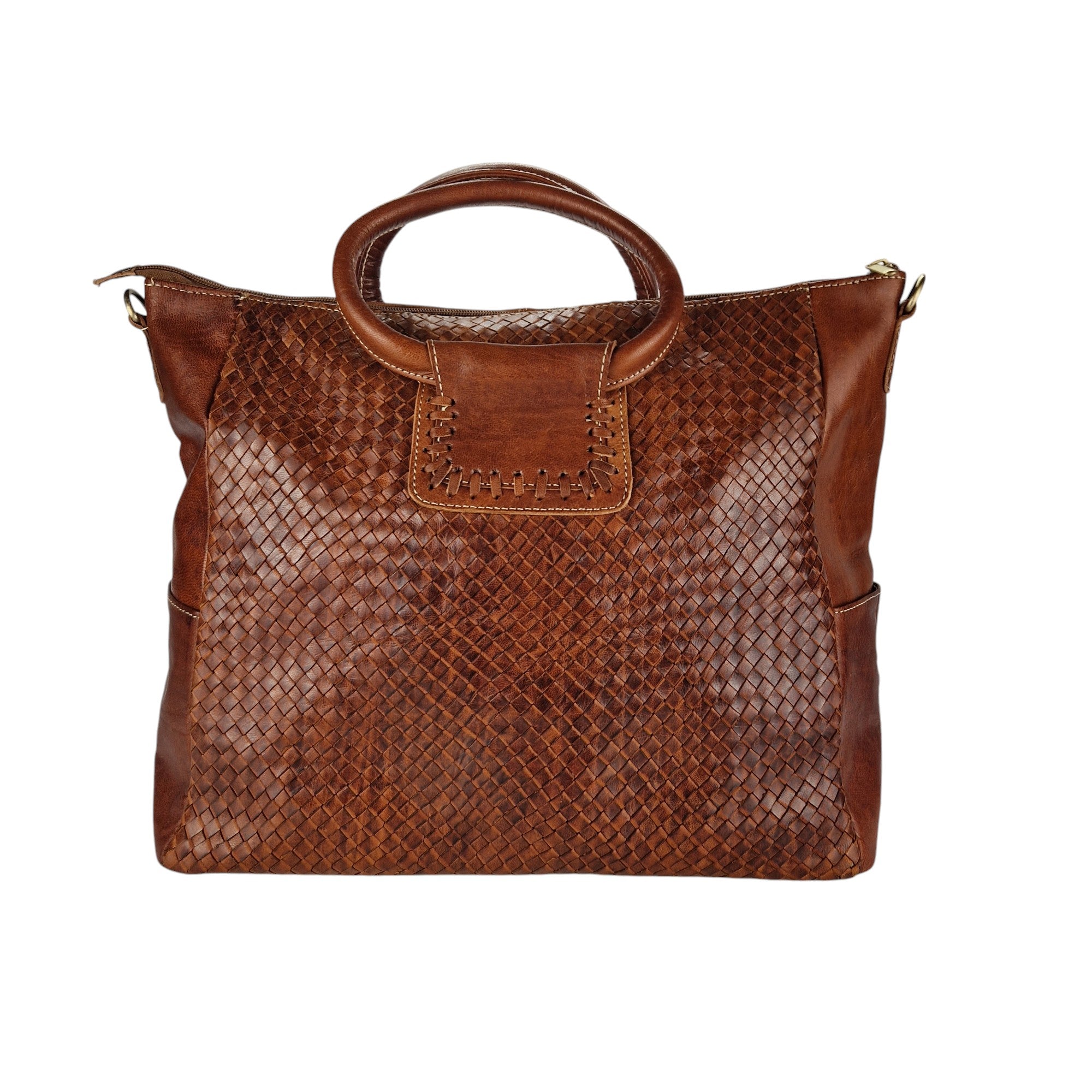 Woven Leather Handbags