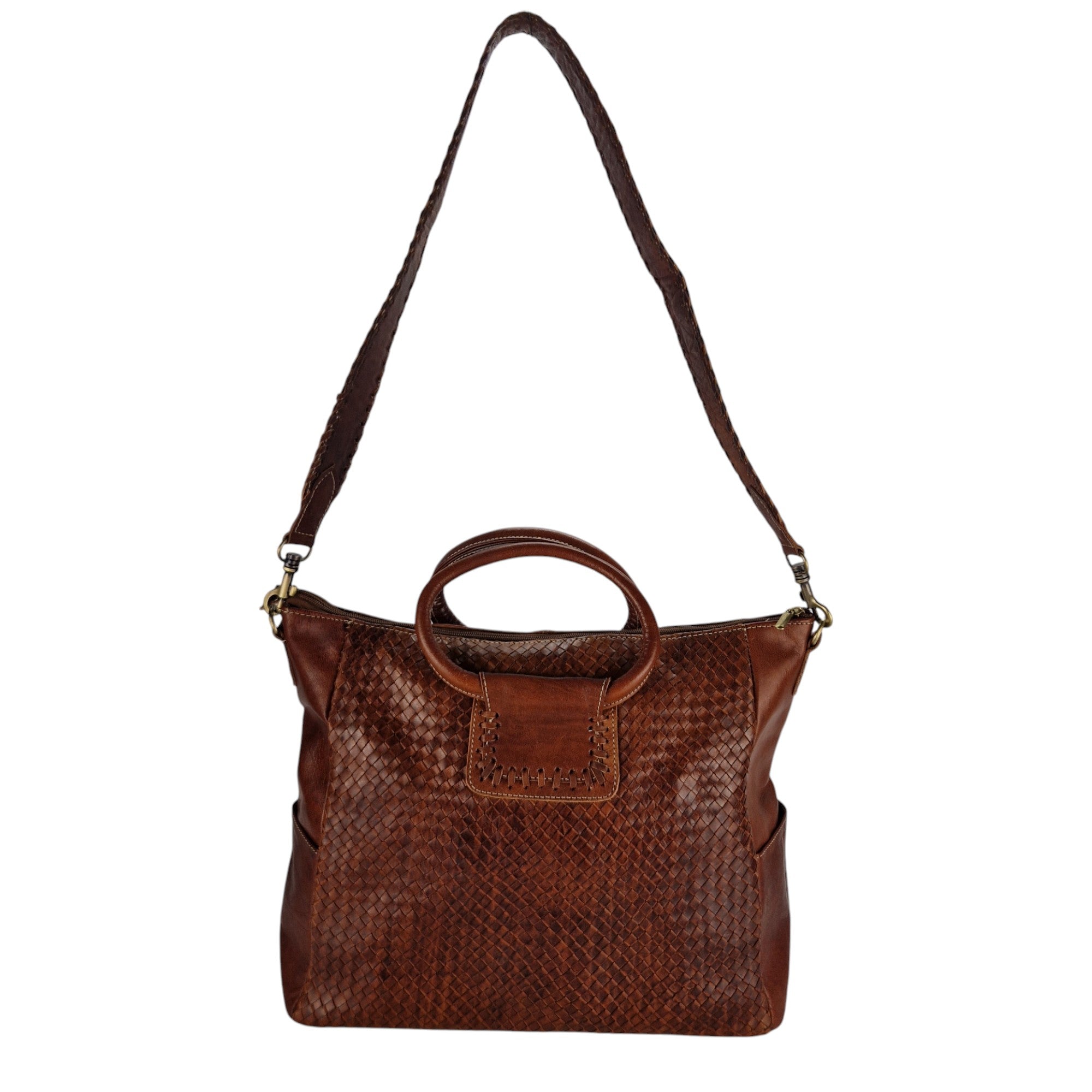 Woven Leather Handbags