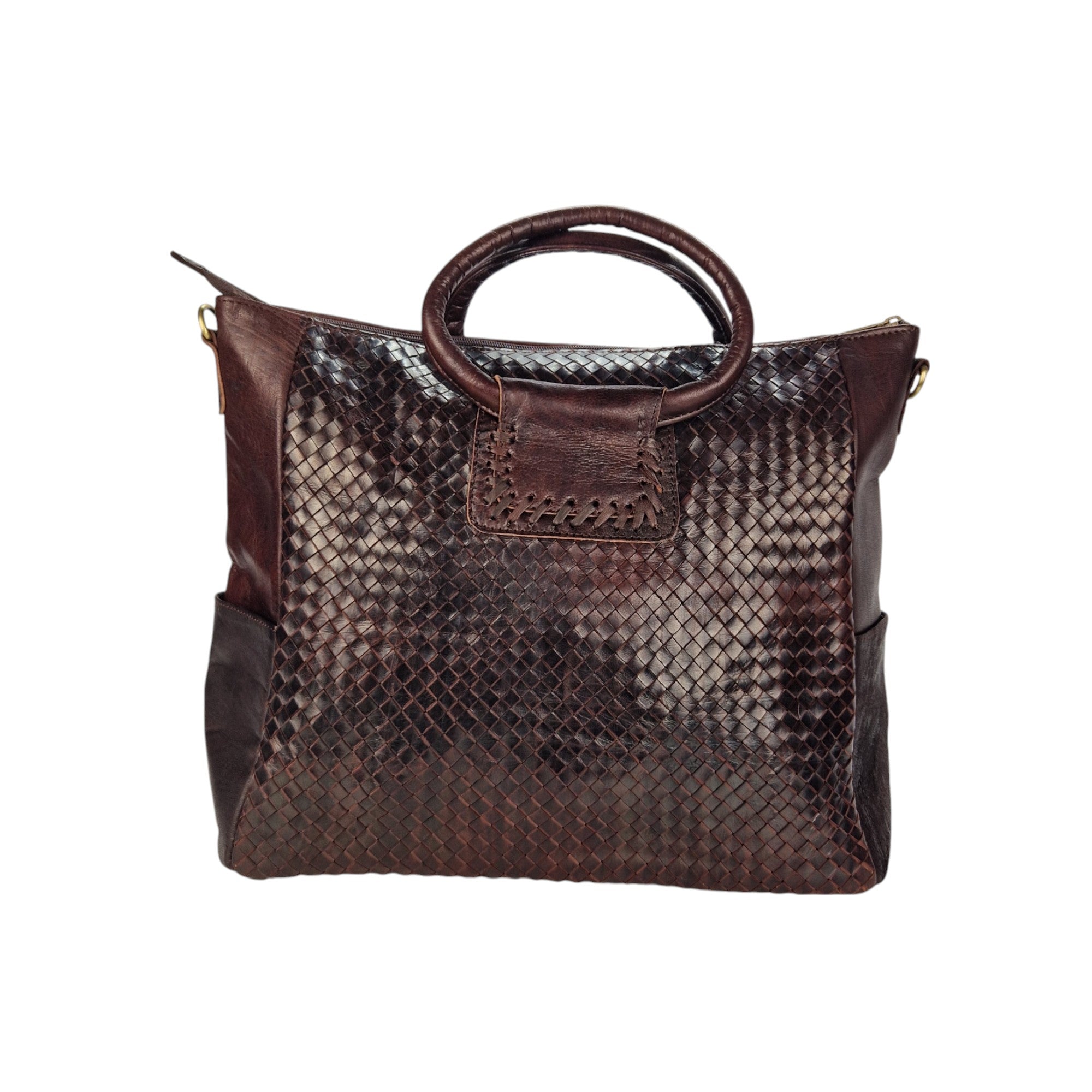 Woven Leather Handbags