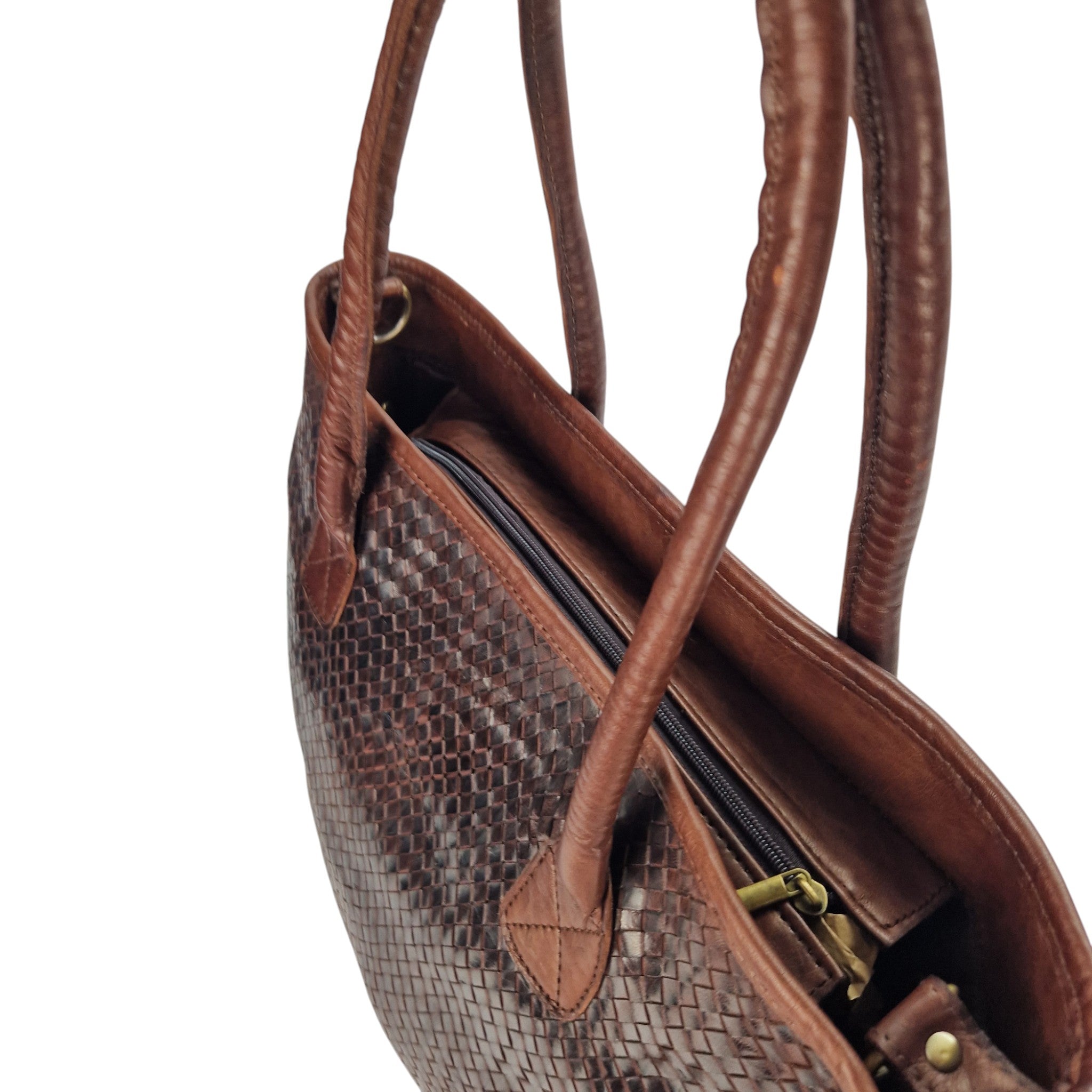 Woven Leather Handbags
