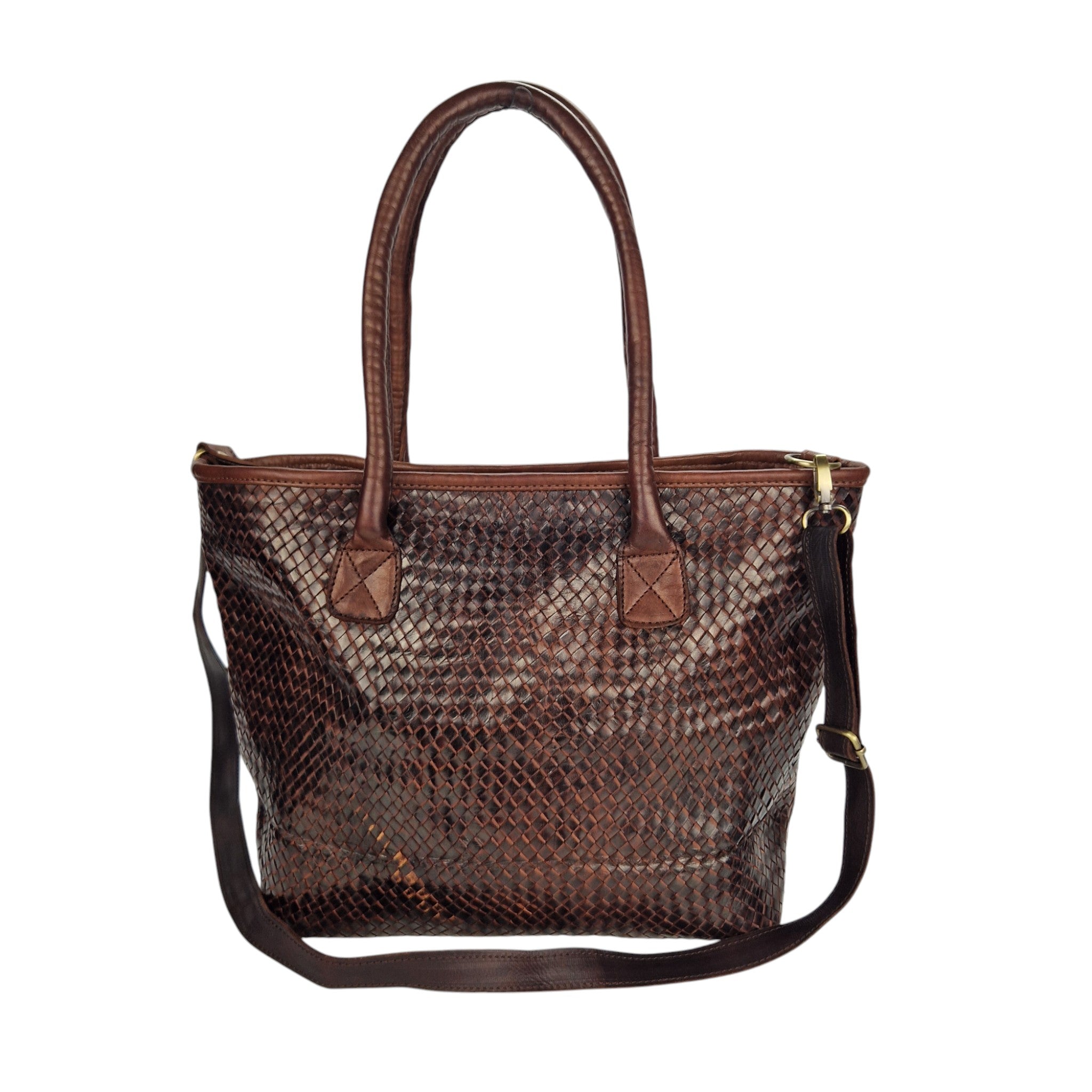 Woven Leather Handbags