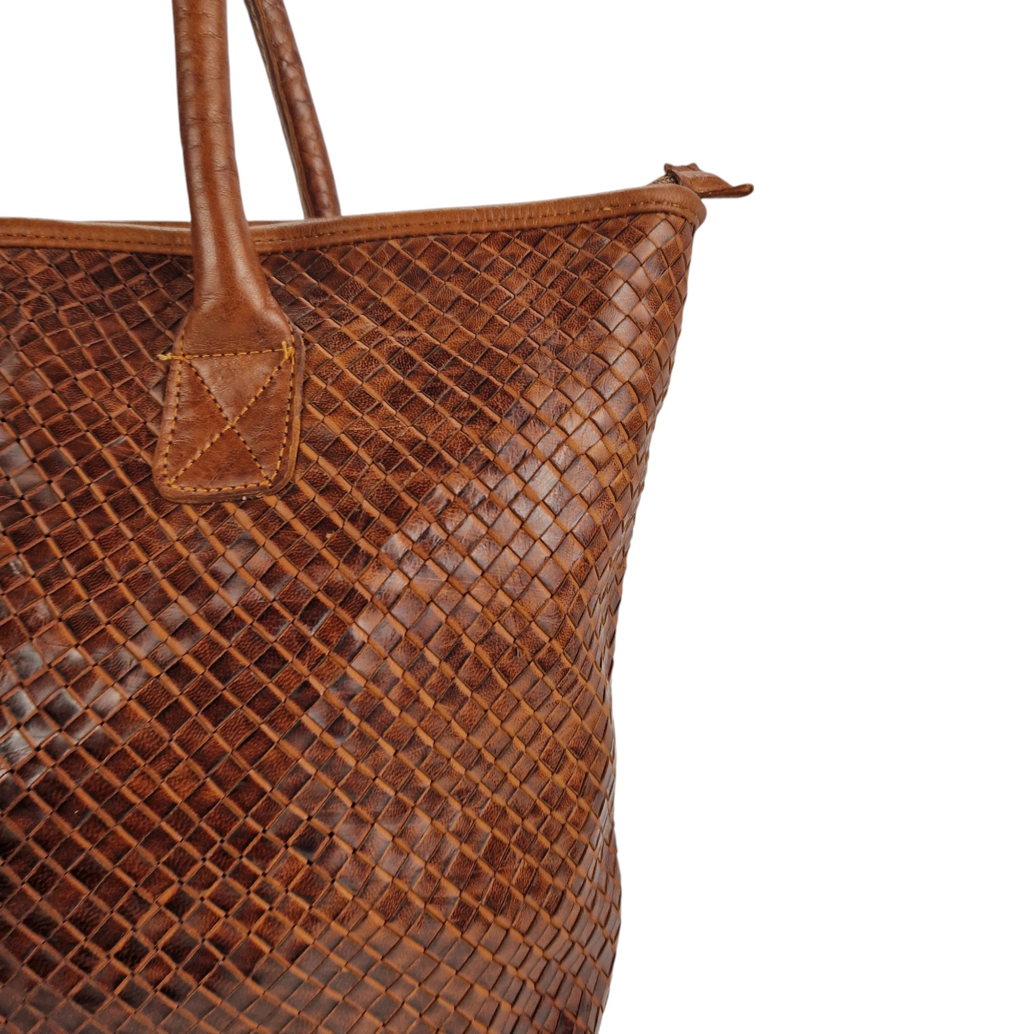 Woven Leather Handbags