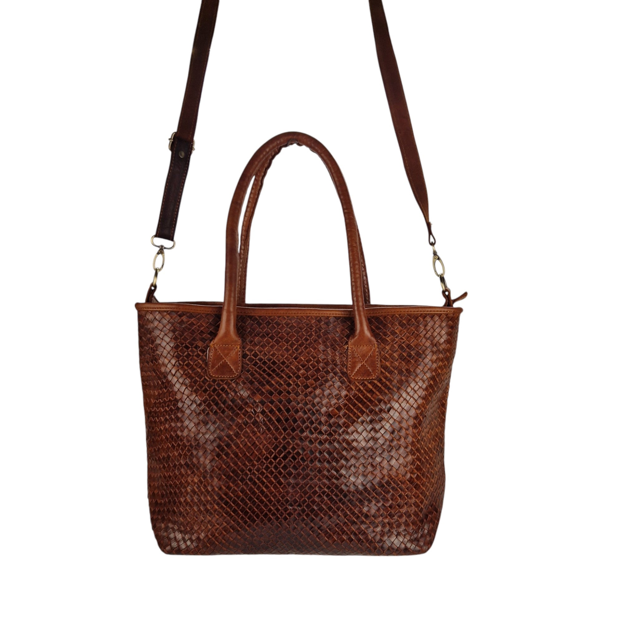 Woven Leather Handbags